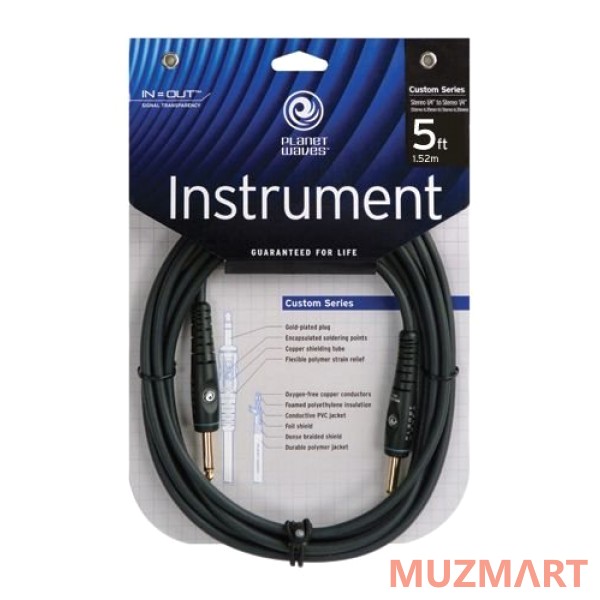 Planet Waves PW-G-05 Кабель инструментальный Jack-Jack, 1,52м
