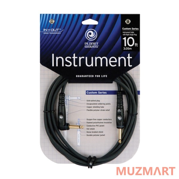 Planet Waves PW-GRA-10 Кабель инструментальный Jack-Jack, 3,05