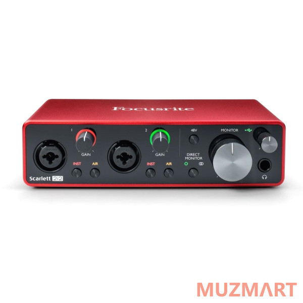Focusrite Scarlett 2i2 Studio 3rd Gen Студийный комплект