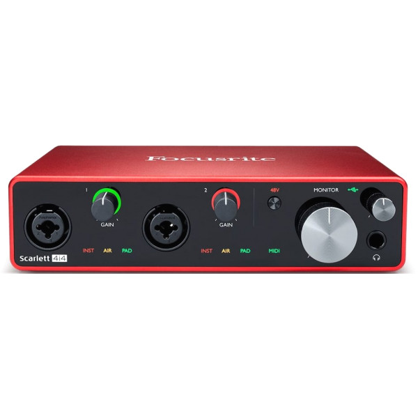 Focusrite Scarlett 4i4 3rd Gen Аудио интерфейс