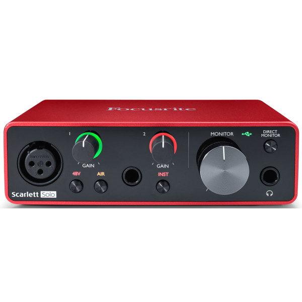 Focusrite Scarlett Solo 3rd Gen Аудио интерфейс USB