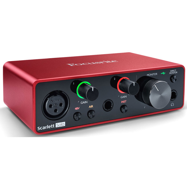 Focusrite Scarlett Solo 3rd Gen Аудио интерфейс USB
