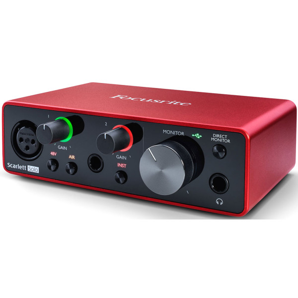 Focusrite Scarlett Solo 3rd Gen Аудио интерфейс USB