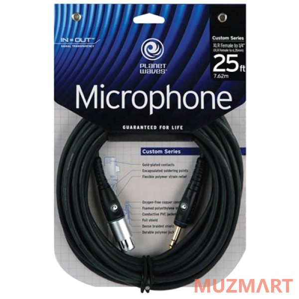 Planet Waves PW-GM-25 Микрофонный кабель 7,62 м
