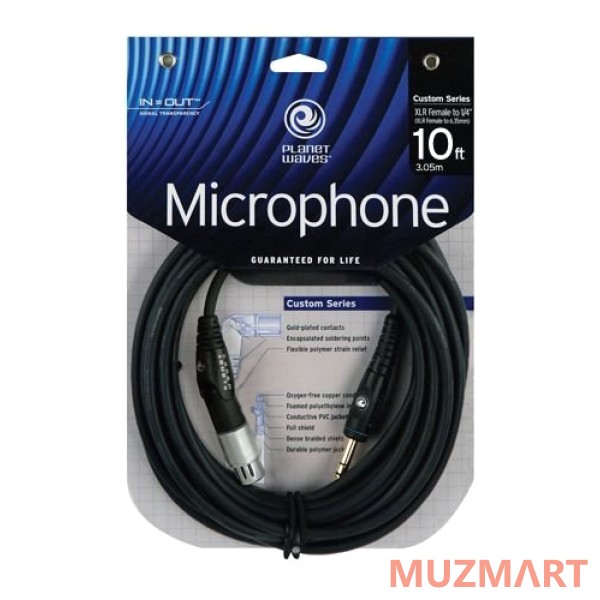 Planet Waves PW-GMMS-10 Микрофонный кабель 3,05 м