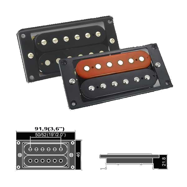 Belcat BH-23Bridge-WH Звукосниматель магнитный