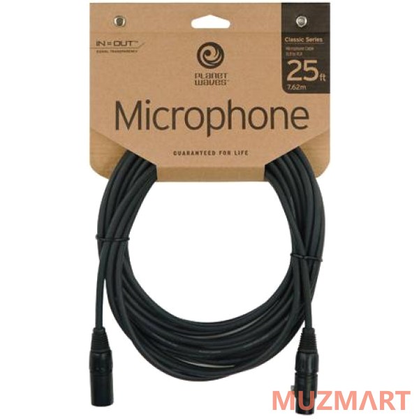 Planet Waves PW-CMIC-25 Микрофонный шнур 7,62 м