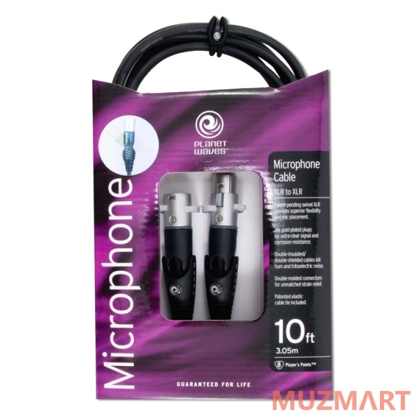 Planet Waves PW-MS-10 Микрофонный шнур 3,05 м
