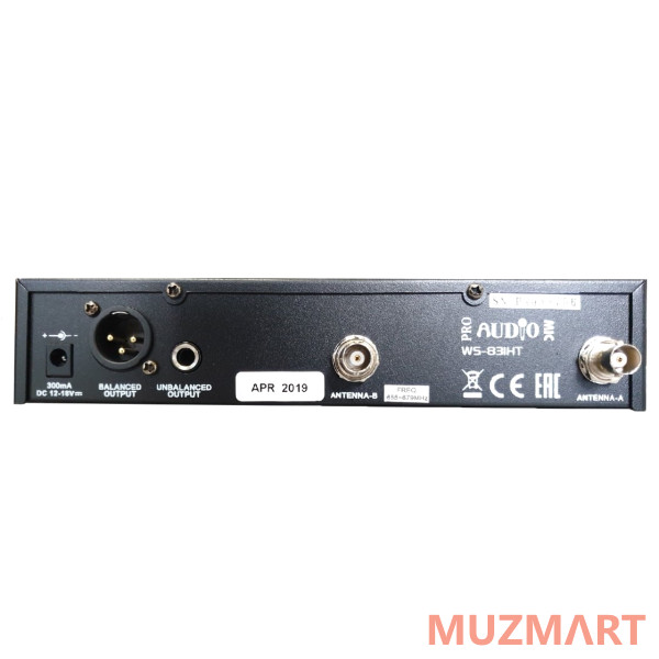 Pro Audio WS-831HT Радиосистема с ручным микрофоном