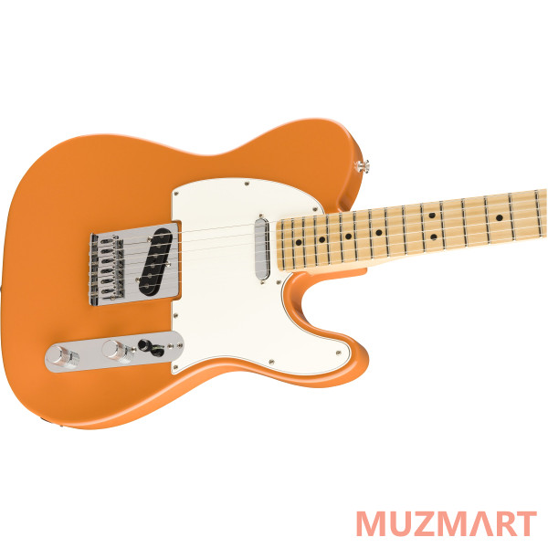Fender PLAYER TELECASTER, MAPLE FINGERBOARD, CAPRI ORANGE Электрогитара