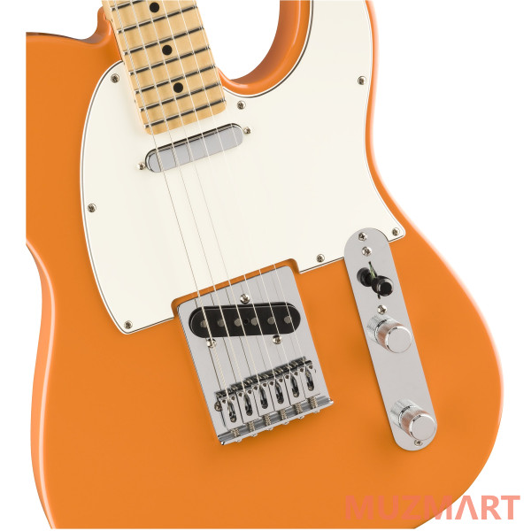 Fender PLAYER TELECASTER, MAPLE FINGERBOARD, CAPRI ORANGE Электрогитара