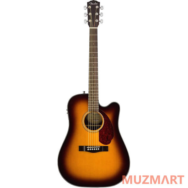 Fender CD-140SCE DREAD SB W/CASE Электроакустическая гитара