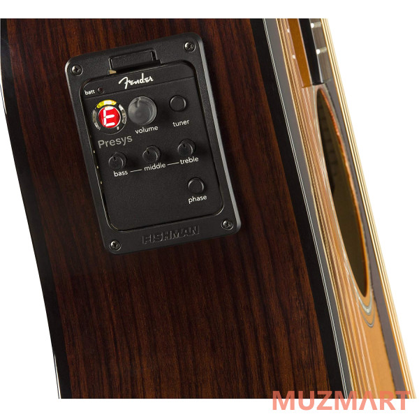 Fender CD-140SCE DREAD SB W/CASE Электроакустическая гитара