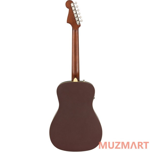 Fender Malibu Plyr Burgundy Satin WN Электроакустическая гитара