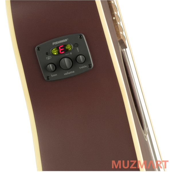 Fender Malibu Plyr Burgundy Satin WN Электроакустическая гитара