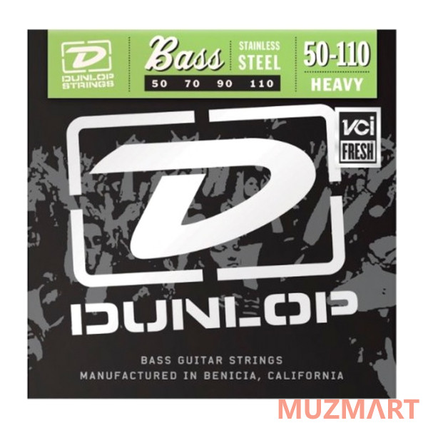 Dunlop DBS50110 Комплект струн для бас-гитары, Heavy, 50-110