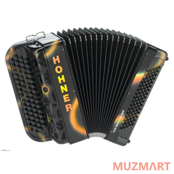 Hohner Fun Nova II 80 Iight (A7019) black airbrush кнопочный аккордеон