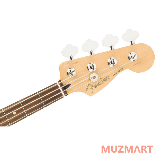 Fender PLAYER JAZZ BASS® PAU FERRO FINGERBOARD, SILVER Бас-гитара