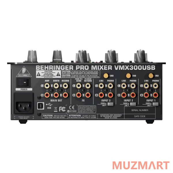 Behringer VMX300USB Dj микшер