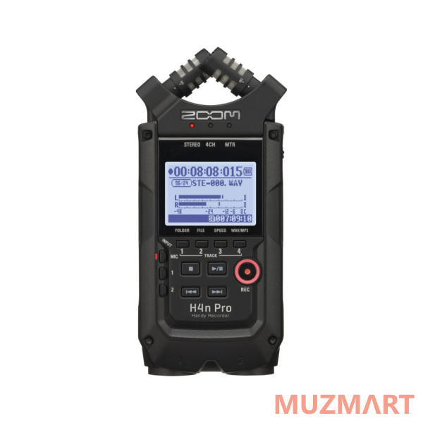 Zoom H4nPro/BLK Ручной рекордер-портастудия со стерео микрофоном