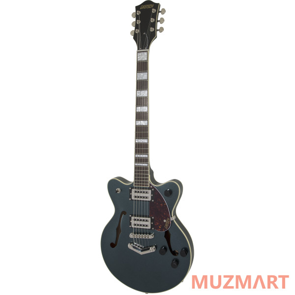 Gretsch G2655 Streamliner Center Block Jr. with V-Stoptail, Gunmetal Полуакустическая электрогитара