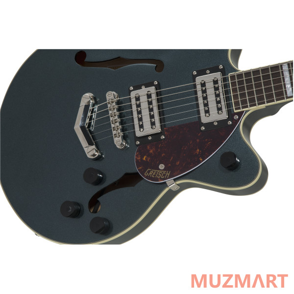 Gretsch G2655 Streamliner Center Block Jr. with V-Stoptail, Gunmetal Полуакустическая электрогитара