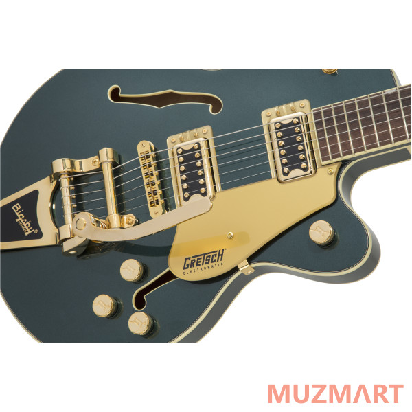 Gretsch G5655TG Electromatic Center Block Jr. Single-Cut with Bigsby, Cadillac Green Полуакустическая электрогитара