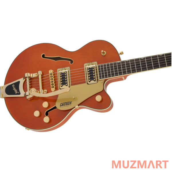 Gretsch G5655TG Electromatic Center Block Jr. Single-Cut with Bigsby, Orange Stain Полуакустическая электрогитара