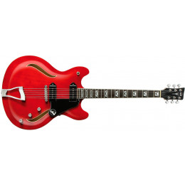 VGS Select Mustang VSH-110 Transparent Cherry Red Полуакустическая электрогитара