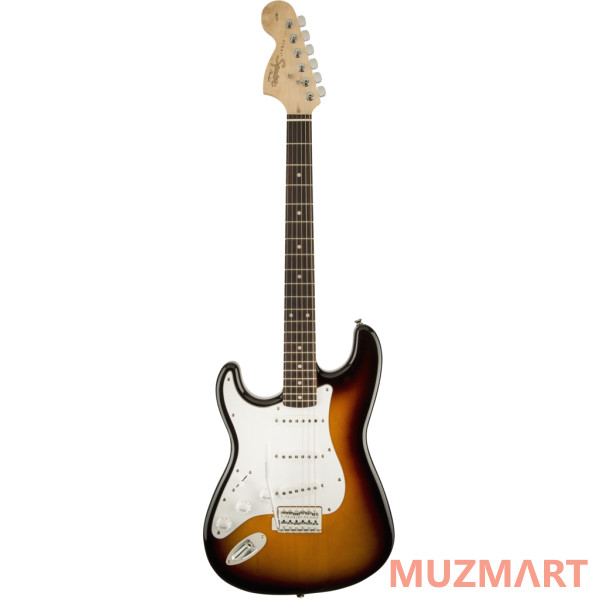 Squier Affinity Stratocaster Left Handed LRL Brown Sunburst Электрогитара левосторонняя