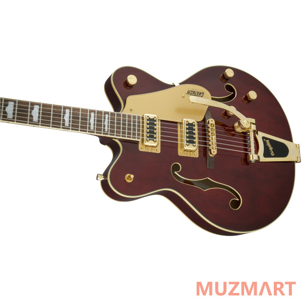 Gretsch G5422TG Electromatic Hollow Body Double-Cut with Bigsby, Walnut Stain Полуакустическая электрогитара