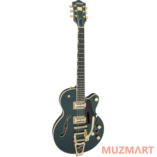 Gretsch G6659TG Players Edition Broadkaster Jr. Center Block with String-Thru Bigsby, Cadillac Green Полуакустическая электрогитара