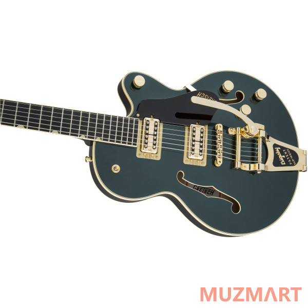 Gretsch G6659TG Players Edition Broadkaster Jr. Center Block with String-Thru Bigsby, Cadillac Green Полуакустическая электрогитара