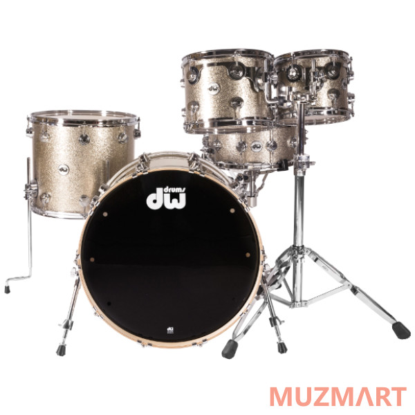 Drum Workshop Collector Finish Ply Nickel Sparkle Ударная установка 14/10/12/16/22