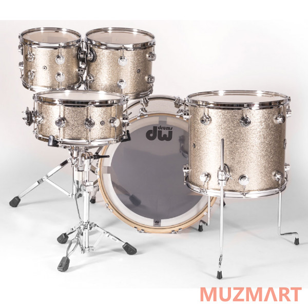 Drum Workshop Collector Finish Ply Nickel Sparkle Ударная установка 14/10/12/16/22