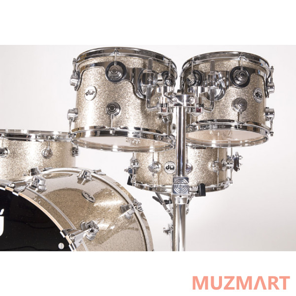 Drum Workshop Collector Finish Ply Nickel Sparkle Ударная установка 14/10/12/16/22