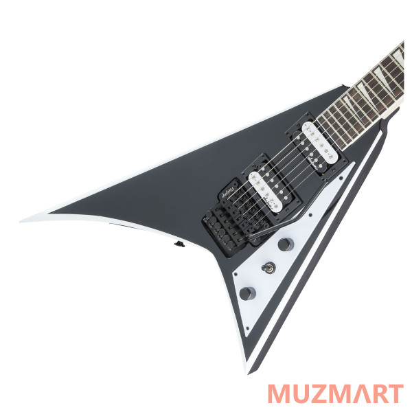 Jackson JS32 RR, AH FB - BLACK W/WHITE BEVELS электрогитара