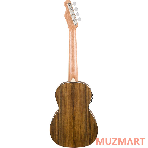 Fender UKULELE RINCON V2 OVANGKOL NAT WB укулеле тенор электроакустическая