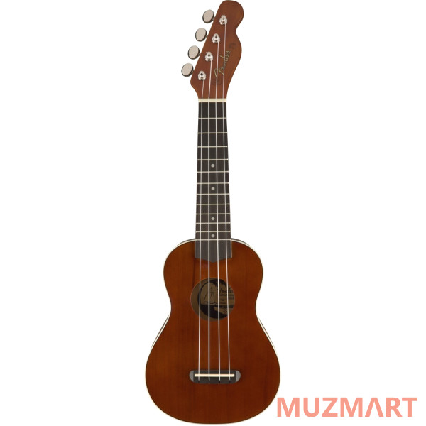 Fender Seaside Soprano Uke Pack, Nat Укулеле сопрано в комплекте
