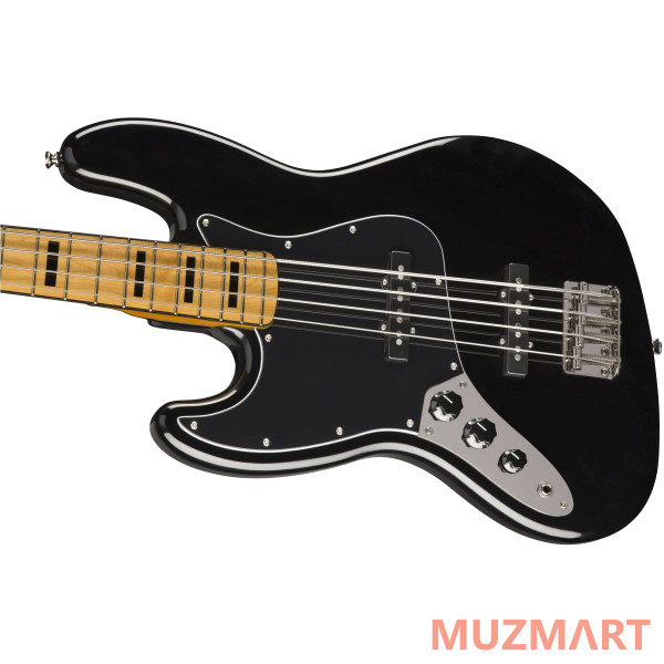 Squier SQ CV 70s JAZZ BASS LH MN BLK Бас-гитара