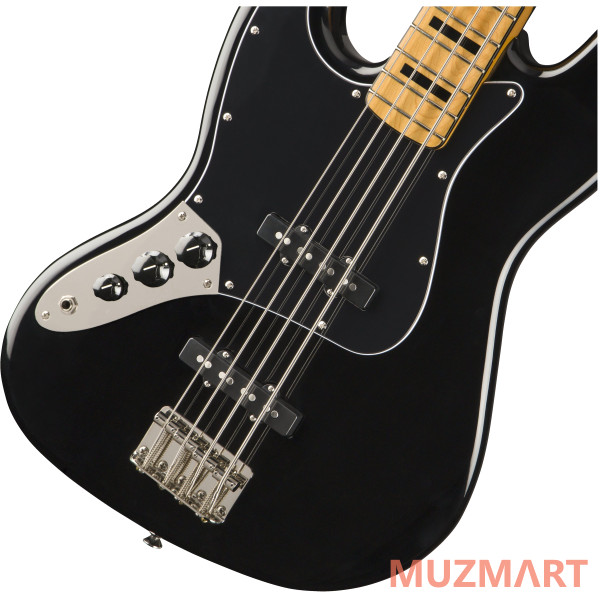Squier SQ CV 70s JAZZ BASS LH MN BLK Бас-гитара
