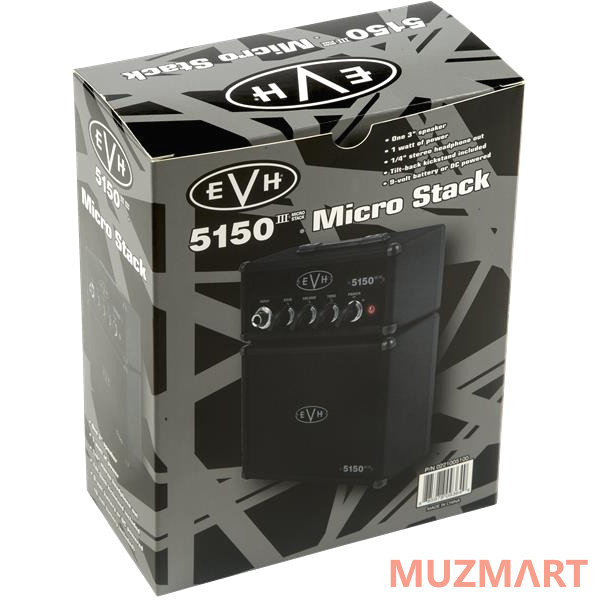 EVH STEALTH MICRO STACK BLK Миниатюрный комбоусилитель