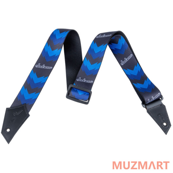 Jackson STRAP JACKSON DBL V BLK/BLU Ремень гитарный