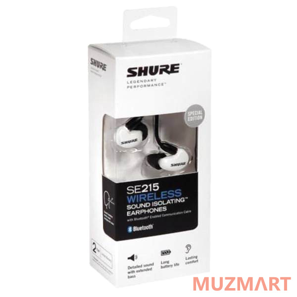 Shure SE215SPE-W+UNI-EFS Наушники внутриканальные