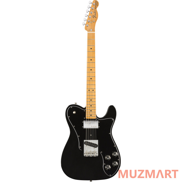 Fender Vintera '70s Telecaster Custom, Black Электрогитара