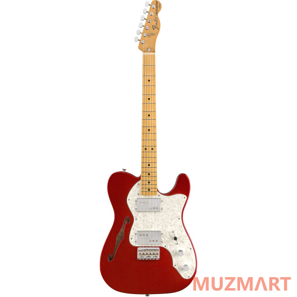 Fender Vintera '70s Telecaster Thinline, Candy Apple Red Полуакустическая электрогитара