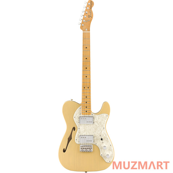 Fender Vintera '70s Telecaster Thinline, Vintage Blonde Полуакустическая электрогитара