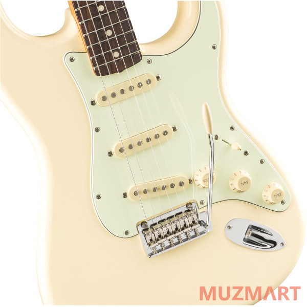 Fender Vintera '60s Stratocaster Modified, Olympic White Электрогитара
