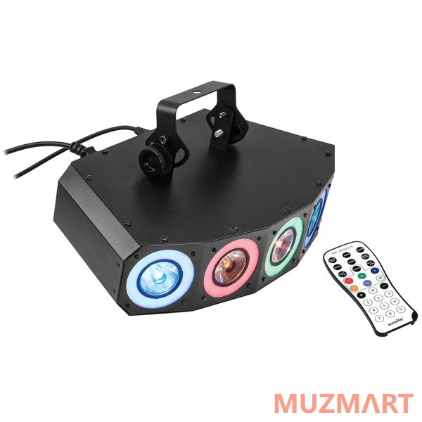 Eurolite LED SCY-50 Hybrid Beam Effect Светодиодный световой эффект 2 в 1 с RGBAW + УФ-светодиодами