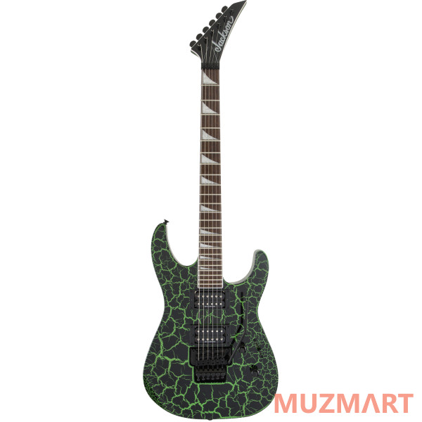 Jackson SLX - SLIME GREEN CRACKLE электрогитара